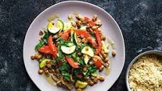 Vegetable & lentil stir-fry