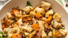 Vegetarian Butternut Squash Stuffing with Apple