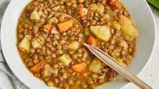 Vegetarian lentil stew