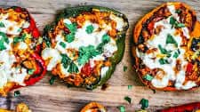 Vegetarian Stuffed Peppers With Lentils