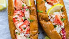 Warm Lemon Butter Lobster Roll