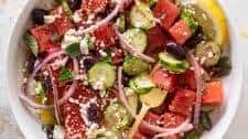 Watermelon Greek Salad