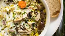 Wild Mushroom and Herb Chowder