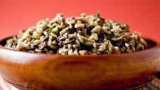 Wild Rice, Almond and Mushroom Stuffing