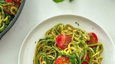 Pesto Zucchini Pasta [Zoodles] Thumbnail