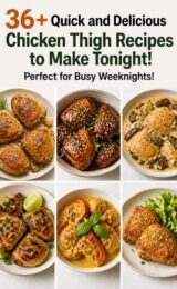 36+ Quick and Delicious Chicken Thigh Recipes to Make Tonight! Perfect for Busy Weeknights! chicken-thighs-ccccc-69973