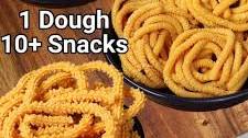 10+ Diwali Snacks with 1 Dough | All Purpose Dough for Multiple Snacks