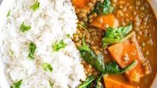 15-Minute Lentil Veggie Curry