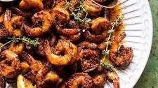 15 Minute Southern Hot Honey Butter Shrimp.