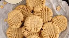 3-Ingredient Almond Flour Peanut Butter Cookies