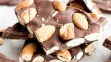 3 Ingredient Chocolate Almond Bark