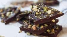 3-Ingredient Salted Pistachio Chocolate Bark Recipe