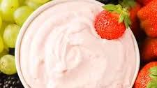 3 Ingredient Strawberry Yogurt dip