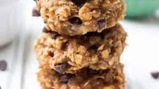 4-Ingredient Peanut Butter Banana Oatmeal Cookies