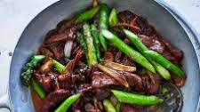 Adam Liaw’s stir-fried beef and asparagus