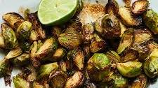 Air-Fryer Brussels Sprouts With Garlic, Balsamic and Soy