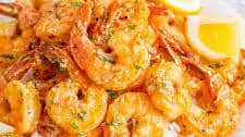 Air Fryer Shrimp with Garlic Butter