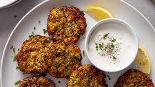 Air-Fryer Zucchini Fritters