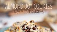 Almond Joy Cookies - Just 4 Ingredients!