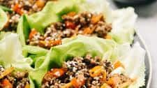 Asian Style Ground Beef Lettuce Wraps