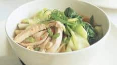 Asian chicken noodle soup