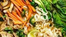 Asian chicken noodle soup recipe