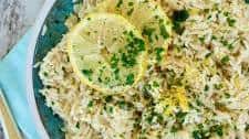 Authentic Greek Lemon Rice-Rizi Lemonato