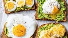 Avocado Toast with Egg (4 Ways)