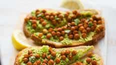 Avocado Toast with Spiced Skillet Chickpeas