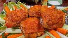 Baked Buffalo Chicken Thighs