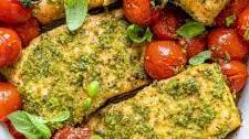 Baked Pesto Salmon