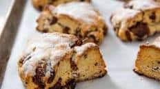 Bakery-Style Cream Scones With Milk Chocolate Recipe