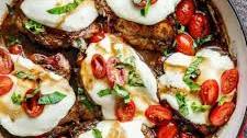 Balsamic Glazed Caprese Chicken