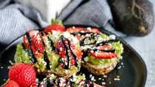 Balsamic Strawberry Avocado Toast