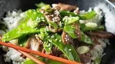 Beef & Snow Pea Stir Fry