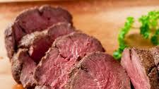 Beef Tenderloin Roast with Garlic Wine Sauce