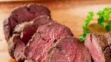 Beef Tenderloin Roast with Garlic Wine Sauce