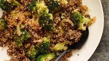 Beef and Broccoli Quinoa Bowl