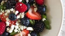 Berry and Arugula Salad with Vanilla Bean Vinaigrette