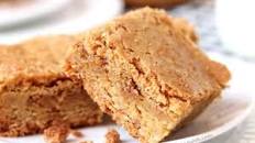 Biscoff Cookie Butter Blondie Brownies