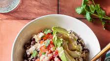 Black Bean-Quinoa Bowl