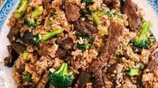 Black Pepper Beef and Broccoli Fried Rice