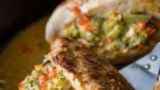 Broccoli Cheese Stuffed Chicken Breast