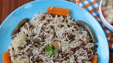 Brown Lentils with Basmati Rice - Masoor Dal Pulao Recipe