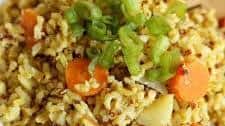 Brown Rice and Quinoa Pilaf