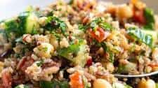 Brown Rice and Quinoa Salad with Herbs