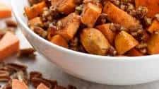 Brown Sugar Pecan Roasted Sweet Potatoes