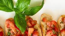 Bruschetta with Tomato, Anchovy, and Garlic