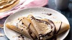 Buckwheat Galettes with Chocolate Sauce