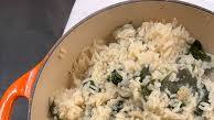 Buttered Rice with Spinach